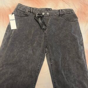 Yozy Gray Denim Jeans
